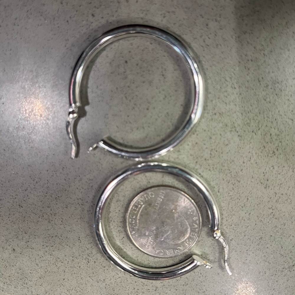 Silver earrings - Picture 3 of 5
